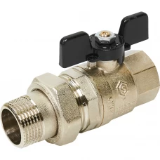 Кран шаровой Stout 1 внутренняя-наружная резьба с американкой Кран шаровой Stout 1 внутренняя-наружная резьба с американкой