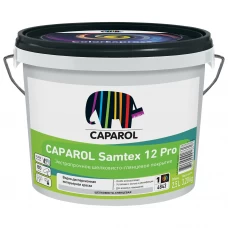 Краска для стен и потолков Caparol Samtex 12 Pro цвет белый база A 2.5 л