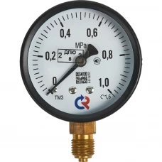 Манометр радиальный Росма ТМ-310Р.00 10 бар 1/4" Манометр радиальный Росма ТМ-310Р.00 10 бар 1/4"
