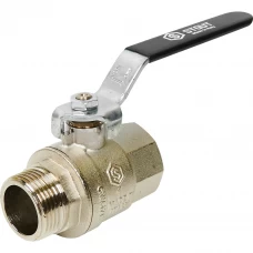 Кран шаровой Stout 1 наружная-внутренняя резьба рычаг Кран шаровой Stout 1 наружная-внутренняя резьба рычаг