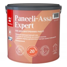 Лак для стен и потолков Tikkurila Paneeli-Assa Expert База EP бесцветный полуматовый 2.7 л Лак для стен и потолков Tikkurila Paneeli-Assa Expert База EP бесцветный полуматовый 2.7 л