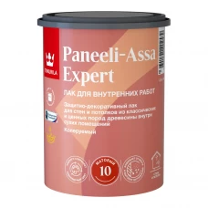 Лак для стен и потолков Tikkurila Paneeli-Assa Expert База EP бесцветный матовый 0.9 л Лак для стен и потолков Tikkurila Paneeli-Assa Expert База EP бесцветный матовый 0.9 л