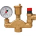 Группа безопасности Heizen 1" с сбросником 3/4" на 6 атм латунь CW617N