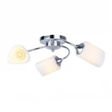 Люстра потолочная Inspire «Cornusse» 52412 3 лампы 9 м² цвет бело-серый