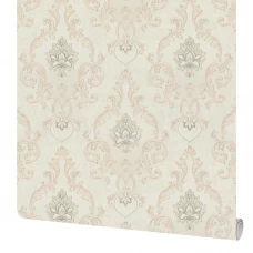 Обои флизелиновые Московская обойная фабрика Виктория тепло-бежевые 1.06 м 4250-2