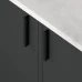 Шкаф напольный Delinia Неро 80х82.5х58 см МДФ цвет графит