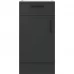 Шкаф напольный с ящиком Delinia Неро 40х82.5х58 см МДФ цвет графит