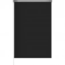Штора рулонная блэкаут Silver 55x175 см черная