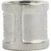 Муфта Stout 1/2" внутренняя резьба никелированная латунь Муфта Stout 1/2" внутренняя резьба никелированная латунь