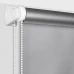 Штора рулонная блэкаут Silver 55x175 см серая