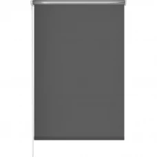 Штора рулонная блэкаут Silver 55x175 см темно-серая