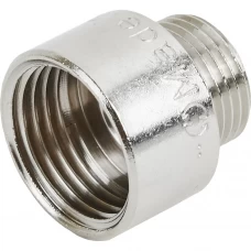 Переходник Stout 1/2"x3/8" внутренняя-наружная резьба никелированная латунь