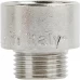Переходник Stout 1/2"x3/8" внутренняя-наружная резьба никелированная латунь Переходник Stout 1/2"x3/8" внутренняя-наружная резьба никелированная латунь