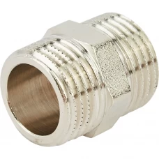 Ниппель Stout 1/2" наружная резьба никелированная латунь SFT-0004-001212