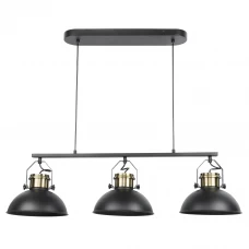 Подвесная люстра Inspire Ted E27x3 металл, цвет черный Подвесная люстра Inspire Ted E27x3 металл, цвет черный