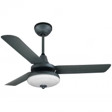 Люстра-вентилятор потолочный лопастной Inspire «Farou» с пультом 2 лампы 20 м2 освещение 20 м2 вентиляция цвет серый