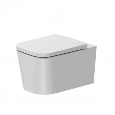 Унитаз подвесной AM.PM Moxie Flash Clean C9M1700SC, безободковый, с сиденьем микролифт Унитаз подвесной AM.PM Moxie Flash Clean C9M1700SC, безободковый, с сиденьем микролифт