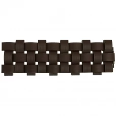 Ограждение Плетенка 240x19.5 см цвет коричневый