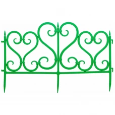 Ограждение Ажурное 300x32 см цвет зеленый