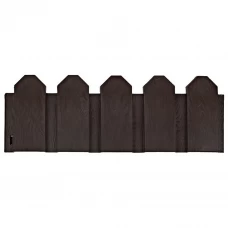 Ограждение Дачник 300x18 см цвет коричневый