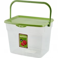 Контейнер с крышкой Spin&Clean VITAmania 4.5 л пластик прозрачный Контейнер с крышкой Spin&Clean VITAmania 4.5 л пластик прозрачный