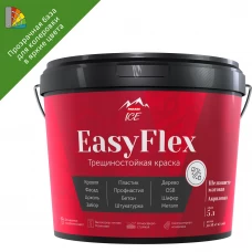 Краска эластичная Parade EasyFlex цвет прозрачный 5 л Краска эластичная Parade EasyFlex цвет прозрачный 5 л