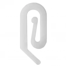 Крючок для штор 19 см цвет белый 20 шт. Крючок для штор 19 см цвет белый 20 шт.