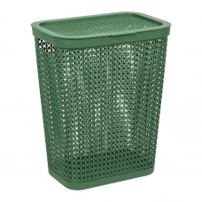 Корзина для белья Пирула 35 л цвет зеленый Корзина для белья Пирула 35 л цвет зеленый