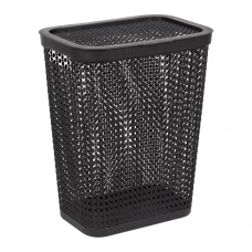 Корзина для белья Пирула 35 л цвет черный Корзина для белья Пирула 35 л цвет черный