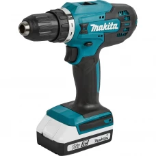 Дрель-шуруповерт аккумуляторная Makita DF488DWE, 18 В Li-ion 2х1.5 Ач, набор бит D-65028