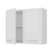 Шкаф навесной Агидель 80x67.6x29 см ЛДСП цвет белый