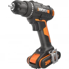 Дрель-шуруповерт аккумуляторная Worx WX100.3, 20 В Li-ion 2х2 Ач
