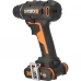 Дрель-шуруповерт аккумуляторная Worx WX100.3, 20 В Li-ion 2х2 Ач