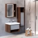 Шкаф для ванной AM.PM Stern подвесной с полкой 110x30 см цвет коричневый