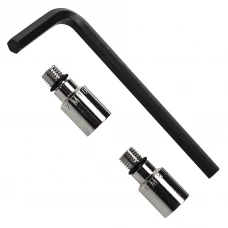 Переходник для подводки смесителя М8хМ10 наружная-внутренняя резьба 29 см 2 штуки Переходник для подводки смесителя М8хМ10 наружная-внутренняя резьба 29 см 2 штуки