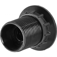 Патрон IEK Пкб14-04-К11 карболитовый для лампы Е14 с кольцом цвет черный