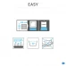 Коврик для ванной комнаты Sensea Easy 50x80 см цвет белый