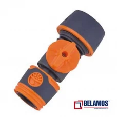 Коннектор с краном для шланга Belamos 5003Е 1/2"