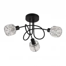 Люстра потолочная De City Тетро Акцент 3 лампы 60 Вт E14 220 В цвет черный Люстра потолочная De City Тетро Акцент 3 лампы 60 Вт E14 220 В цвет черный