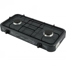 Газовая варочная панель Homestar HS-1202 59 см 2 конфорки цвет черный