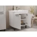 Тумба под раковину Гала 800 2D напольная 75 см цвет белый