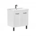 Тумба под раковину Гала 800 2D напольная 75 см цвет белый