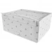 Короб для хранения 16.5x36x28 см полиэстер цвет белый Короб для хранения 16.5x36x28 см полиэстер цвет белый
