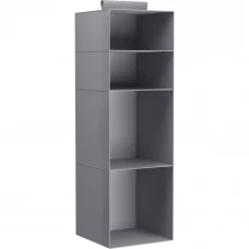 Органайзер подвесной 4 отделений 94x30x30 см полиэстер цвет гранит