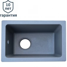 Мойка врезная Delinia прямоугольная 31x46x21 см кварц цвет серый Мойка врезная Delinia прямоугольная 31x46x21 см кварц цвет серый