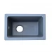 Мойка врезная Delinia прямоугольная 31x46x21 см кварц цвет серый