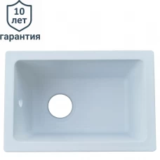 Мойка врезная Delinia прямоугольная 31x46x21 см кварц цвет белый Мойка врезная Delinia прямоугольная 31x46x21 см кварц цвет белый