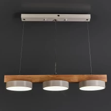 Люстра светодиодная Racemo 516075 18 м² регулируемый белый свет цвет бело-коричневый Люстра светодиодная Racemo 516075 18 м² регулируемый белый свет цвет бело-коричневый