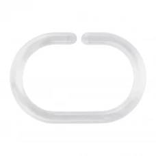 Кольца для шторы в ванную Sensea цвет прозрачный 12 шт Кольца для шторы в ванную Sensea цвет прозрачный 12 шт