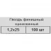 Гвозди финишные оцинкованные 1.2x25 мм, 100 шт.